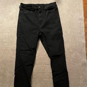 American Eagle Ne(x)t Level Stretch, black High Waisted size 12 regular